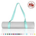 Tumaz Yoga Mat Strap, 2-in-1 Adjustable Sling - Mat Carrier & Stretching Strap (15+ Colors, 2 Sizes Options) with Extra Thick, Durable and Comfy Delicate Texture [Mat NOT Included] Sports Tumaz 