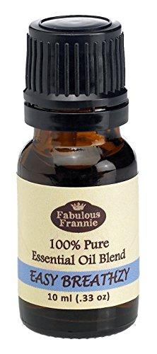 Fabulous Frannie Easy Breathzy made with Pure Essential Oils Perfect blend of Eucalyptus, Cajeput and Peppermint 10mL Essential Oil Fabulous Frannie 
