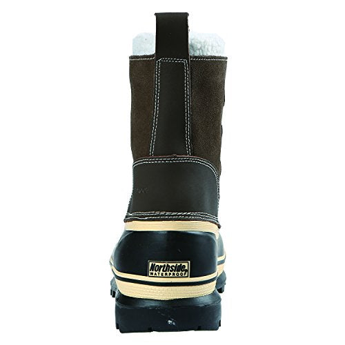 Northside Men's 910826M Back Country Waterproof Padded Sherpa Collar Pack Boot,Brown,12 M US Ski Northside 