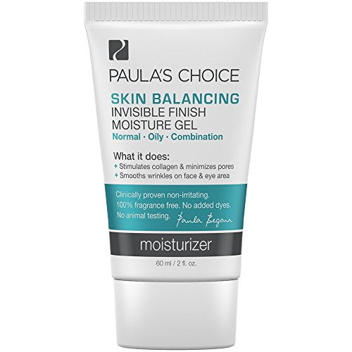 Paula's Choice SKIN BALANCING Invisible Finish Moisture Gel Moisturizer, 2 Ounce Tube with Antioxidants and Niacinamide, Face Moisturizer for Oily Skin Skin Care Paula's Choice 