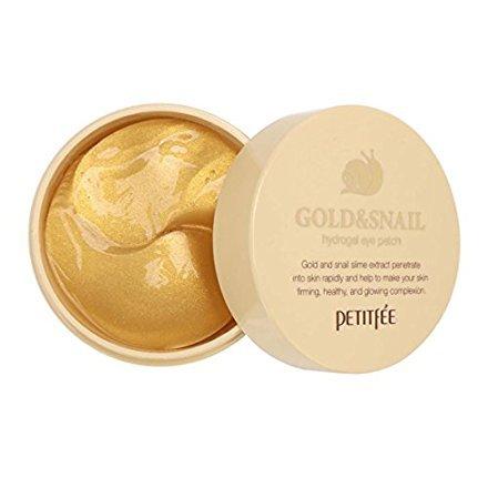 [PETITFEE] Gold & Snail Hydro Gel Eye Patch 60 pcs(30pairs) / dark circles,wrinkles / Korean Cosmetics Skin Care Petitfee 