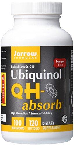 Jarrow Formulas Ubiquinol QH-Absorb, High Absorption/Enhanced Stability, 100 mg, 120 Softgels Supplement Jarrow 