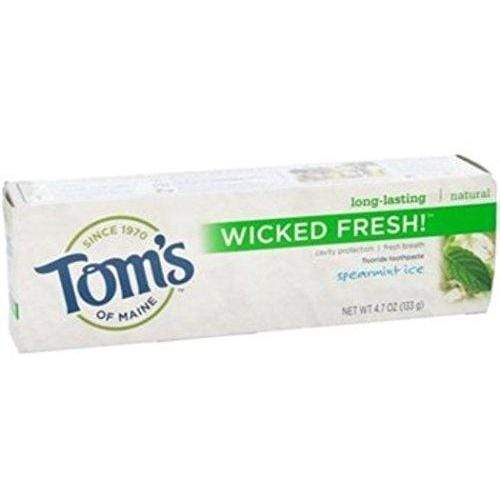 Tom's of Maine Natural Wicked Fresh Fluoride Totohpaste Spearmint Ice 4.70 oz Toothpaste Tom's of Maine 