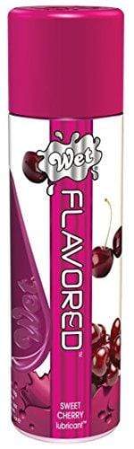 Wet Sweet Cherry Flavored Lube, Water Based Personal Lubricant, 3.6 Ounce Lubricant Wet 