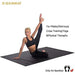 Gxmmat Large Yoga Mat 72"x 48"(6'x4') x 7mm for Pilates Stretching Home Gym Workout, Extra Thick Non Slip Anti-Tear Exercise Mat, Use Without Shoes Sports Gxmmat 