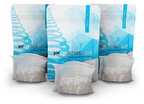pH ON-THE-GO Alkaline Water Filter Pouch Accessory Invigorated Water 