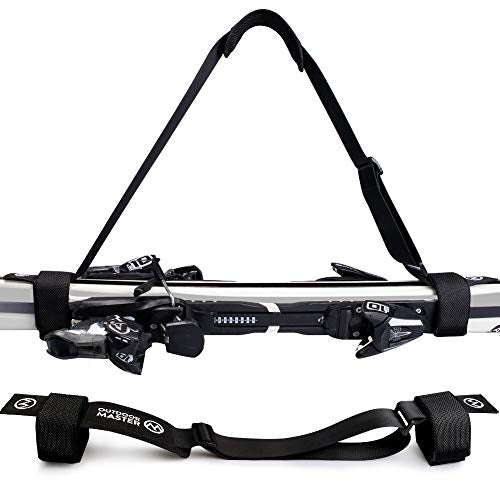 OutdoorMaster Ski Strap - Ski Shoulder Sling Carrier with Secure Attachment, Extra Wide Strap with Shoulder Pad for Superior Comfort - for Men, Women and Kids Ski OutdoorMaster 
