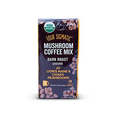 Mushroom Ground Coffee with Chaga and Lion’s Mane mushrooms Food & Drink Four Sigmatic 