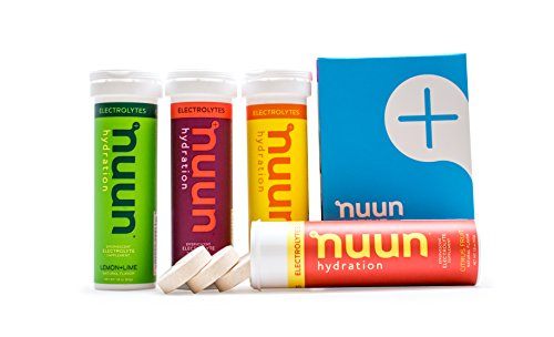 Nuun Hydration: Electrolyte Drink Tablets, Citrus Berry Mixed Flavor Pack, Box of 4 Tubes (40 servings), to Recover Essential Electrolytes Lost Through Sweat Supplement Nuun 