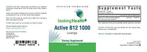 Active B12 1000 | 60 Lozenges | 1000 mcg B12 as Adenosylcobalamin and Methylcobalamin | Seeking Health Supplement Seeking Health 