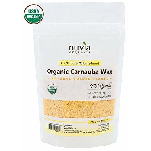 USDA Certified Carnauba Wax Beauty & Health Nuvia Organics 