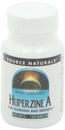 Huperzine A 200mcg Brain Nutrition For Learning & Memory Supplement Source Naturals 