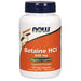 NOW Betaine HCl 648 mg,120 Capsules Supplement NOW Foods 