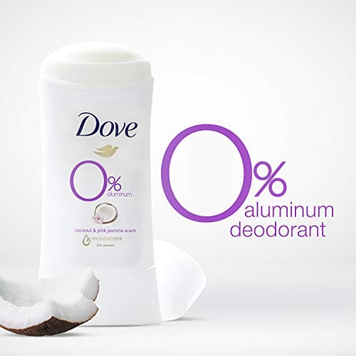 Dove Aluminum Free Deodorant 24-hour Odor Protection Coconut and Pink Jasmine Deodorant for Women 2.6 oz, 3 Count Beauty Dove 