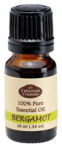 BERGAMOT 100% Pure, Undiluted Essential Oil Therapeutic Grade - 10 ml. Great for Aromatherapy! Essential Oil Fabulous Frannie 