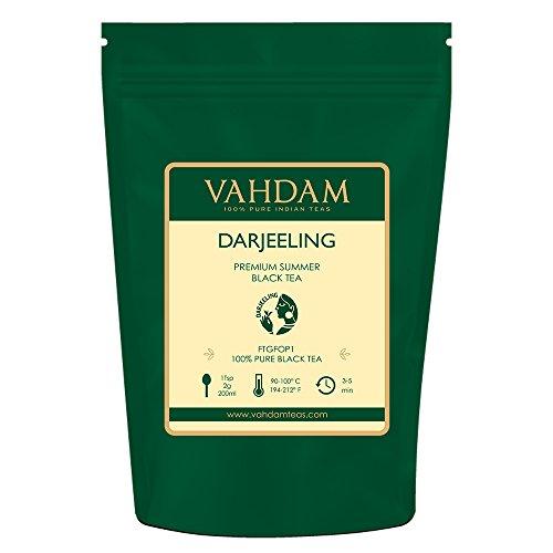 Darjeeling Black Tea Leaves from Himalayas - 150+ Cups, 100% Certified Pure Food & Drink VAHDAM 