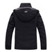 Wantdo Women's Interchange Jacket 3-in-1 Winter Coat Windproof Warm Windcheater with Detachable Puffer Liner Insulated Hoodie(Black, X-Large) Ski Wantdo 