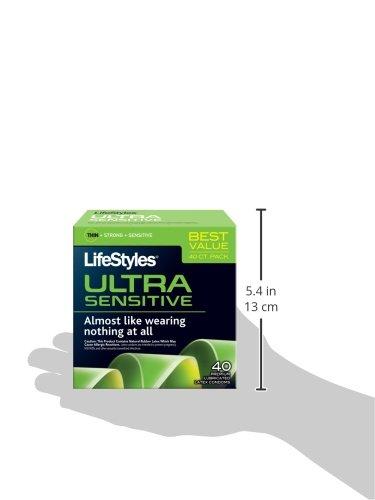 LifeStyles Ultra Sensitive Condoms, 40ct Condom LifeStyles 