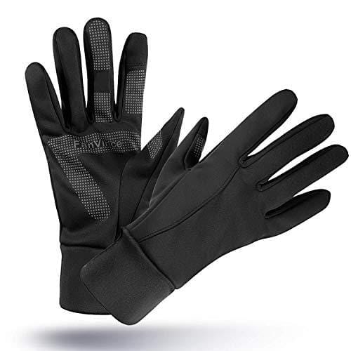 FanVince Bike Gloves Touch Screen Winter Thermal Glove - Windproof Water Resistant for Running Cycling Driving Phone Texting Outdoor Hiking Hand Warmer in Cold Weather for Men and Women (Black,Small) Outdoors FanVince 