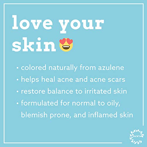 Eve Hansen Blue Tansy Facial Oil | Skin Balancing Face Oil With Squalane Oil, Rosehip Oil, Turmeric, Vitamin E Oil For Skin | Oil Regulating Face Moisturizer, Anti Aging Oil and Pore Minimizer 1.7 oz Skin Care Eve Hansen 