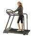 Sunny Health & Fitness Walking Treadmill with Low Wide Deck and Multi-Grip Handrails for Balance, 295 LB Max Weight - SF-T7857,Black Sports Sunny Health & Fitness 
