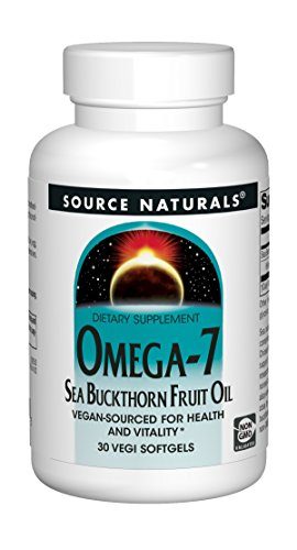 Source Naturals Omega-7 Sea Buckhorn Fruit Oil Vegan - 30 VegiGels Supplement Source Naturals 