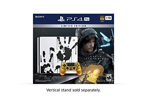 PlayStation 4 Pro 1TB Limited Edition Console - Death Stranding Bundle Video Games Playstation 