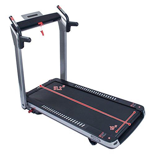 ASUNA SpaceFlex Motorized Running Treadmill with Auto Incline, Wide Treadmill, Space Saving Folding and Walking Treadmill Sport & Recreation Sunny Health & Fitness 