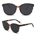 SOJOS Fashion Round Sunglasses for Women Men Oversized Vintage Shades SJ2057 with Tortoise Frame/Grey Lens Shoes SOJOS 