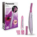 Panasonic Women’s Facial Hair Remover and Eyebrow Trimmer with Pivoting Head, Includes 2 Gentle Blades for Brow and Face and 2 Eyebrow Trim Attachments, Battery-Operated – ES2113PC Beauty Panasonic 