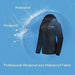 Wantdo Women's Detachable Hood Waterproof Fleece Lined Parka Windproof Ski Jacket Black US Medium Ski Wantdo 