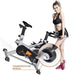YOSUDA Indoor Cycling Bike Stationary - Cycle Bike with Ipad Mount & Comfortable Seat Cushion (Gray) Sports YoSuDa 