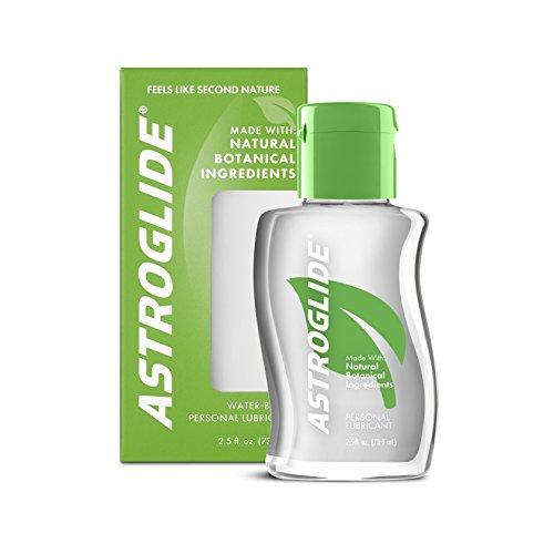 Astroglide Natural Feel Liquid, Water Based Personal Lubricant, 2.5 oz. Lubricant Astroglide 