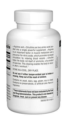 L-Arginine L-Citrulline Amino Acid Complex Supplement Source Naturals 