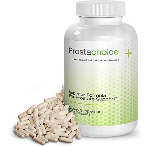 ProstaChoice+ Prostate Health Support Supplement with Saw Palmetto, Zinc & Pumpkin Seed, 120 Capsules Supplement Bronson 