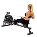 Sunny Health & Fitness Water Rowing Machine Rower w/LCD Monitor - Obsidian SF-RW5713 Sport & Recreation Sunny Health & Fitness 