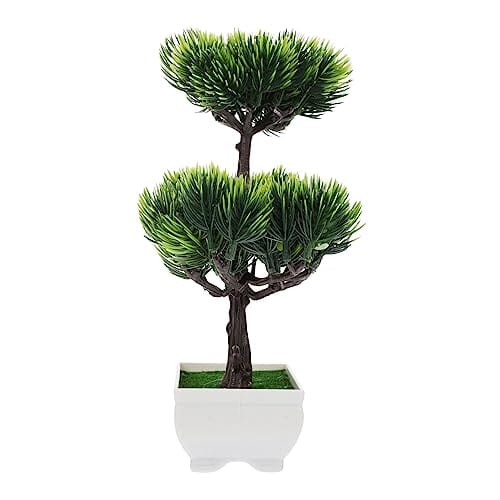 Operitacx 1pc Simulated Bonsai Indoor Bonsai Tree Statue Decor House Plants Indoors Live Rustic Potted Flower Simulation Tree Artificial Bonsai in Pot Indoor Decoration Supply Bonsai Decor Home Operitacx 