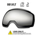 OutdoorMaster Ski Goggles PRO Replacement Lens - 20+ Different Colors ( VLT 99% Clear Lens with Free Carrying Pouch ) Ski OutdoorMaster 
