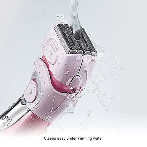 Panasonic Electric Shaver for Women, Cordless 4 Blade Razor, Bikini Trimmer Attachment, Pop-up Trimmer, Wet Dry Operation, Close Curves – ES2216PC Beauty Panasonic 