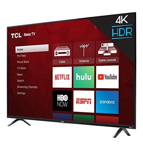 TCL 55S425 55 inch 4K Smart LED Roku TV (2019) Home Entertainment TCL 