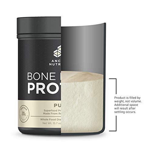 Ancient Nutrition Bone Broth Protein, Pure – Dairy Free, Gluten Free and Paleo Friendly, 20 Servings Supplement Ancient Nutrition 