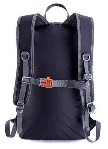 Venture Pal Ultralight Lightweight Packable Foldable Travel Camping Hiking Outdoor Sports Backpack Daypack (Black) Backpack Venture Pal 
