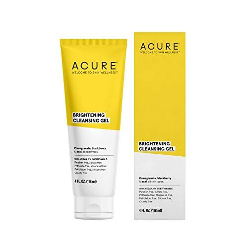 ACURE Brightening Cleansing Gel, 4 Fl. Oz. (Packaging May Vary) Skin Care Acure 
