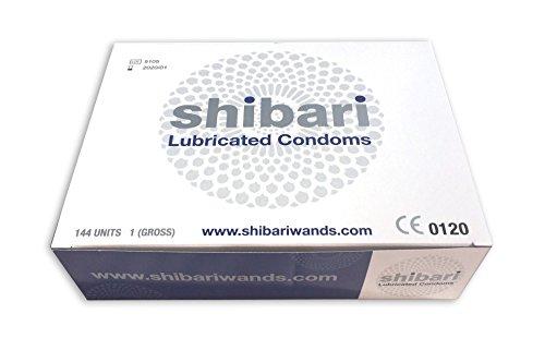 Shibari Premium Lubricated Latex Condoms, 144 Count Condom SHIBARI 