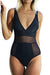 CUPSHE Women’s Sexy Mesh One-Piece Swimsuit Beach Swimwear Bathing Suit (L) Women's Swimwear CUPSHE 
