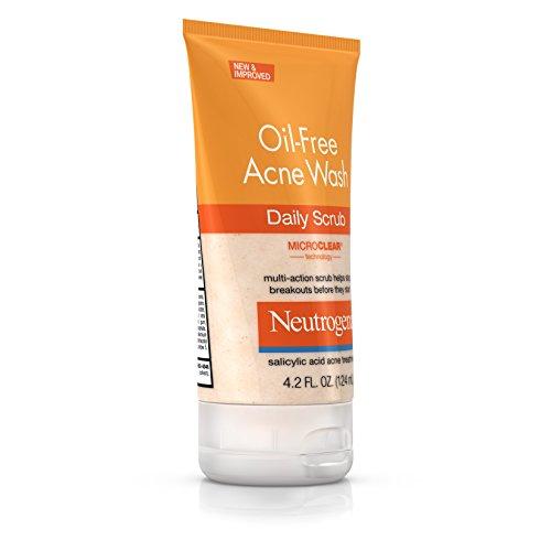 Neutrogena Oil-Free Acne Face Wash Daily Face Scrub with Salicylic Acid Acne Medicine, 4.2 fl. oz Skin Care Neutrogena 