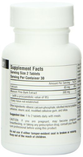 Source Naturals Pine Bark Extract 150mg - 60 Tablets Supplement Source Naturals 