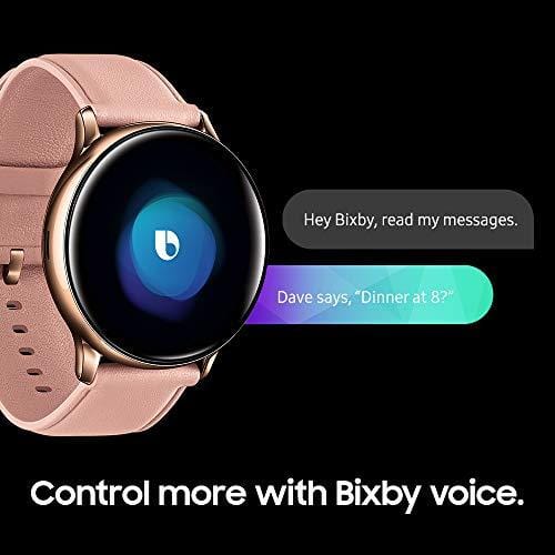 Samsung Galaxy Watch Active2 W/ Enhanced Sleep Tracking Analysis, Auto Workout Tracking, and Pace Coaching (44mm, GPS, Bluetooth), Aqua Black - US Version with Warranty Wireless Samsung 