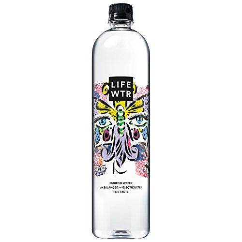 Premium Purified Water, pH Balanced with Electrolytes For Taste, 1 liter bottles (Pack of 6) Food & Drink LIFEWTR 