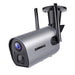 Wireless Outdoor WiFi Security Camera, Rechargeable Battery-Powered Home Security Camera, 1080P Night Vision/Waterproof, PIR Motion Detection, 2-Way Audio, Compatible with Cloud Storage/SD Slot Camera ZUMIMALL 